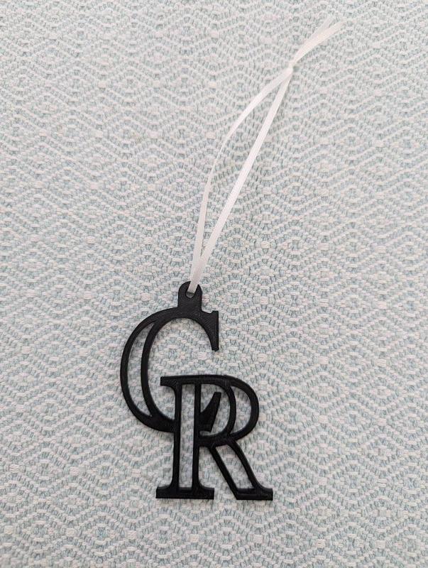 Colorado Rockies Christmas Ornament