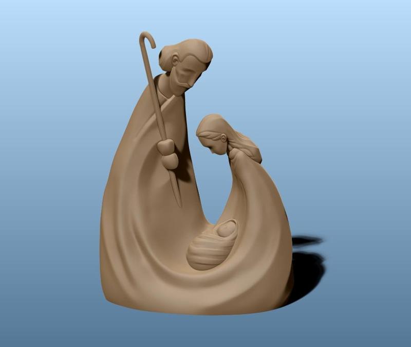 3d nativity scene printable