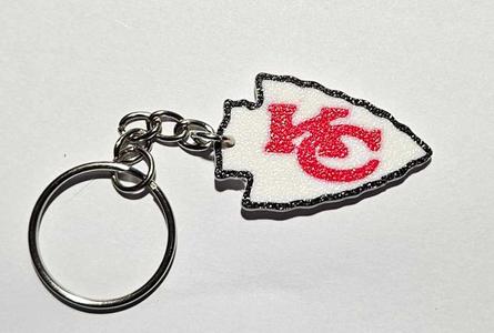 Kansas City Chiefs arrowhead keychain