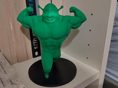 High Res, Buff Shrek with Base
