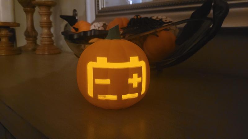 Battery  LIGHT "SCARIEST PUMPKINS EVER" COLLECTION MUILT-COLOR 2 OF 8