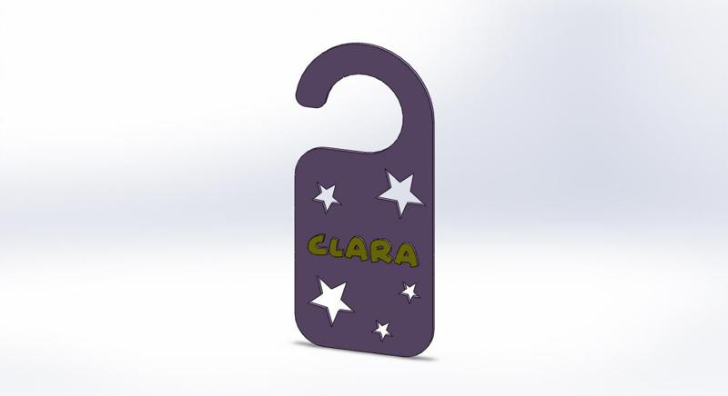 Door hanger for children