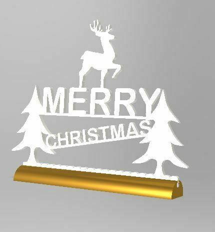 centre de table MERRY CHRISTMAS