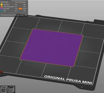 3-D Printer Test Print. Z Offset