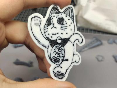 Dandadan Turbo Granny Cat keychain