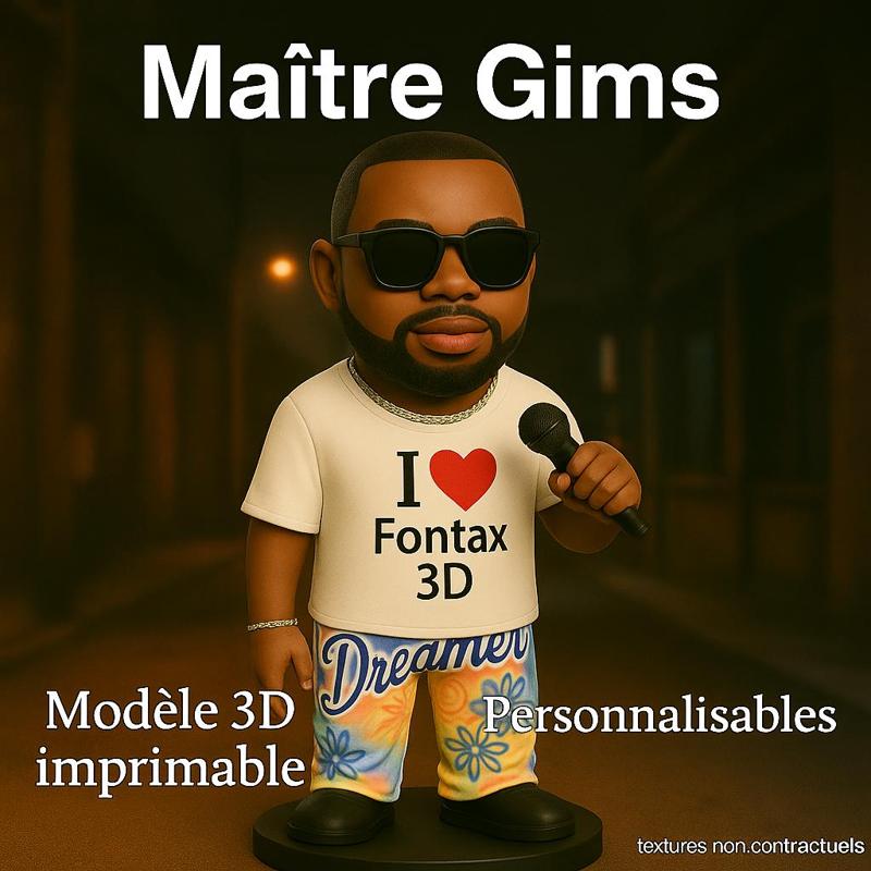 Maître Gims - Figurine (Toon)