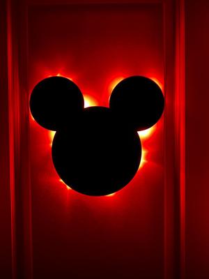 LED Glowing Mickey Mouse Wall Display