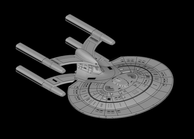 Cheyenne class - Star Trek starship parts kit expansion
