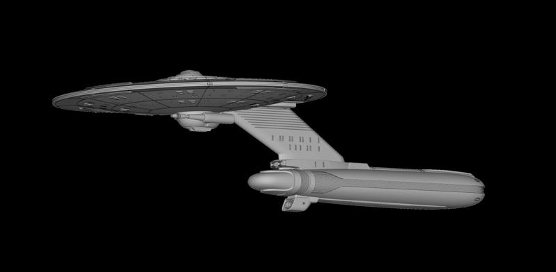 Freedom class - Star Trek starship parts kit expansion