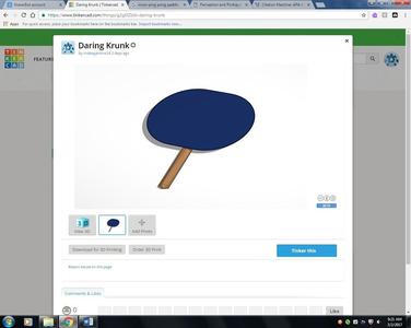 Ping Pong Paddle