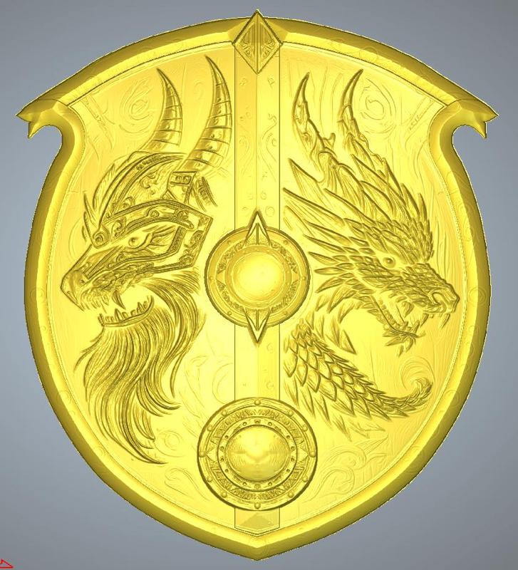 Warrior Dragon Shield