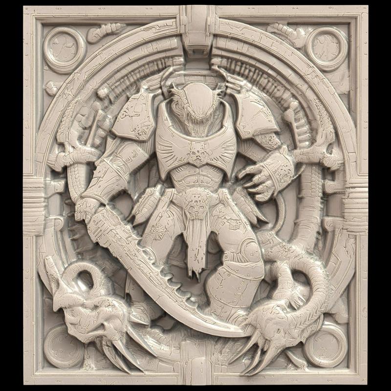 3D Model STL File for CNC Router/Laser & 3D Printer Strong Super Soldier 4