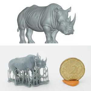 Rhinoceros  - Africa Safari Animals – Tiny Animal Miniatures