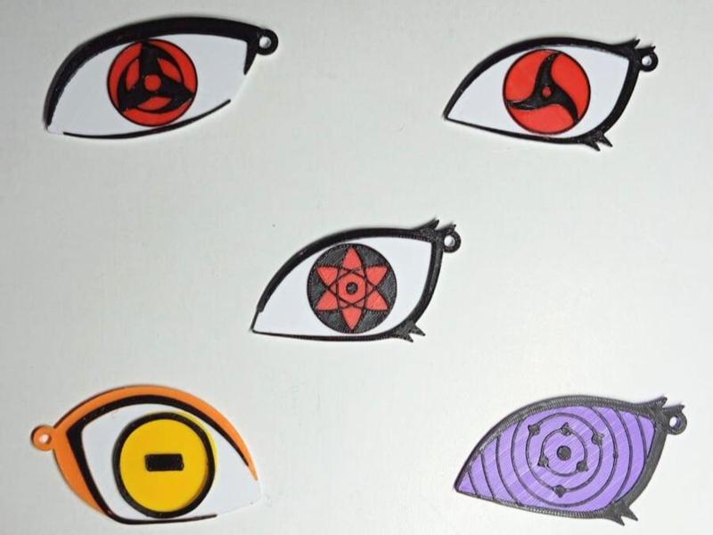 Naruto Eyes - Keychain