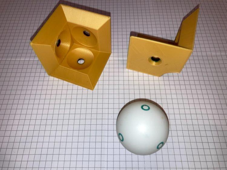 Table tennis ball marker