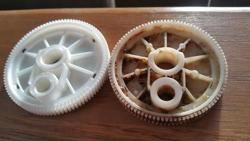 Gear of Volvo Windscreen Wiper Motor