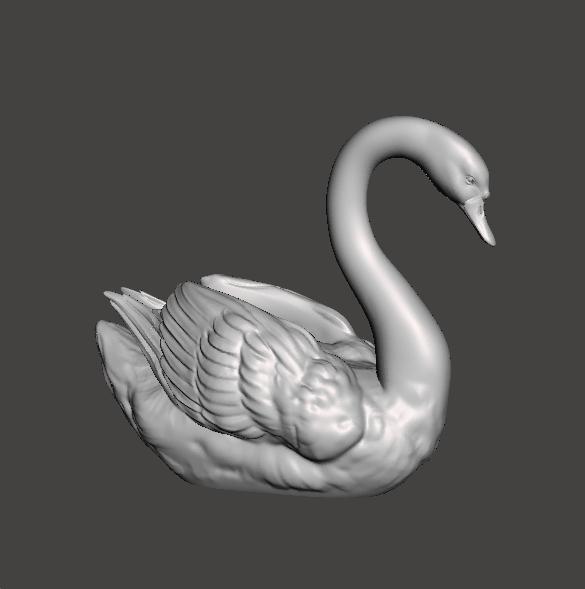 SWAN REALISTIC FIGURE MODEL ANIMAL CREATURE WILDLIFE NATURE