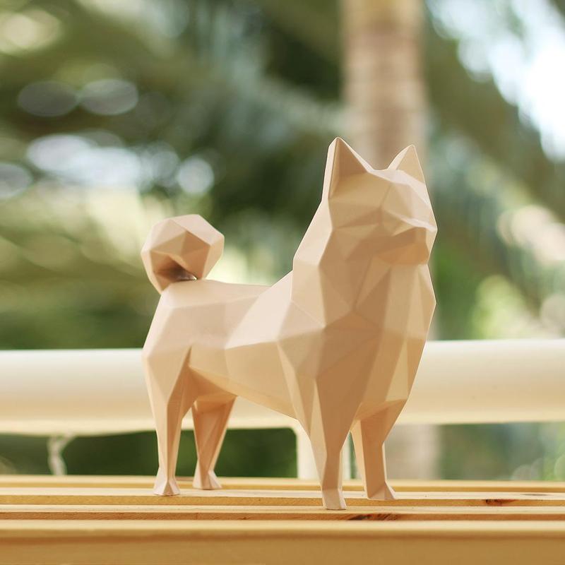 German Spitz Dog Geometric