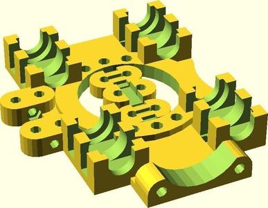 GregFrost's Lm8uu X Carriage for Arcol Hotend