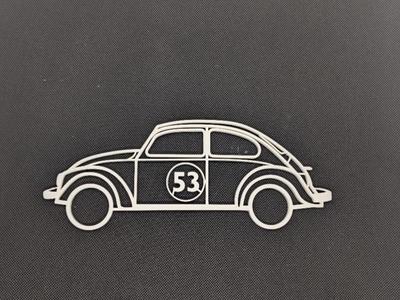 WALL DECOR VW BEETLE COX BEETLE 53