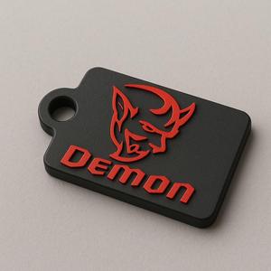 Dodge demon keychain