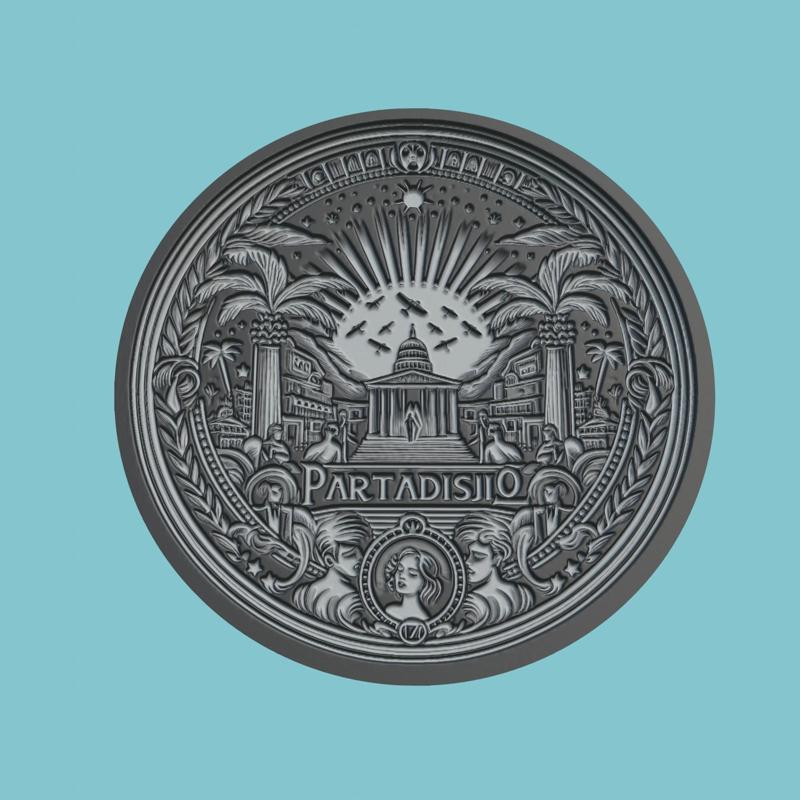 Cinema Paradiso Movie Medallion  Cinema Paradiso 3d  Model Stl Obj