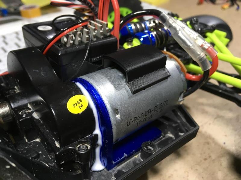 Water Protector Cover for WLtoys 12428 540 Can Size Motor