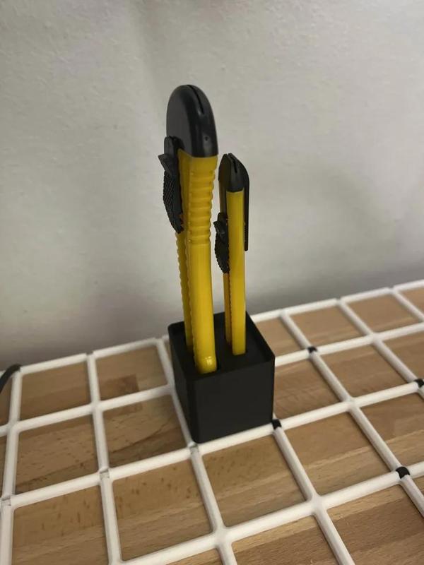 Gridfinity big and small olfa knife, box cutter, utility knife holder
