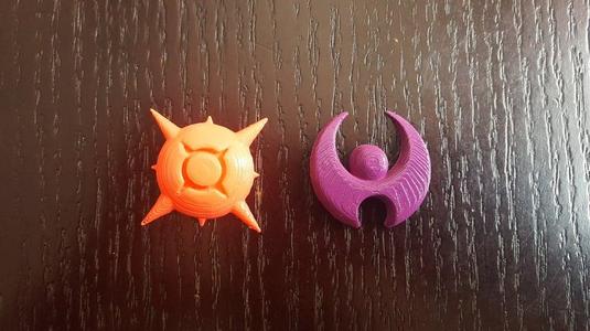 Pokemon Sun and Moon Pins and Keychains