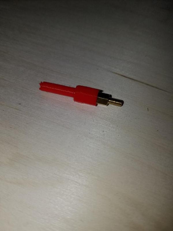 M3 standoff drill alignment tool for M3 hex stud thermistor