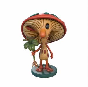 Sporeling Luck - 3D Printable Mushroom Shaman Figurine