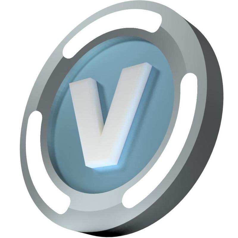 3D printable Fortnite V-Buck