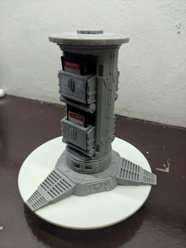 Helldivers 2 -  Resupply Pod SD Card Holder and w/out