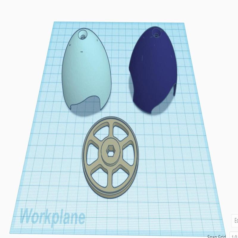 Durafly Spitfire Mk V - alternative 2 & 3 blade spinner for hex drive