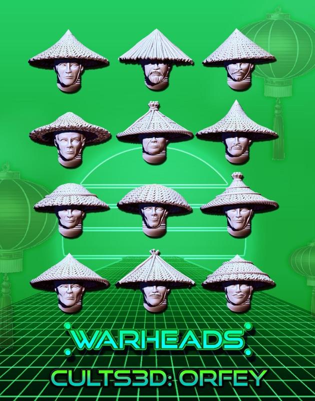 Straw Hats Farmers (12 heads)