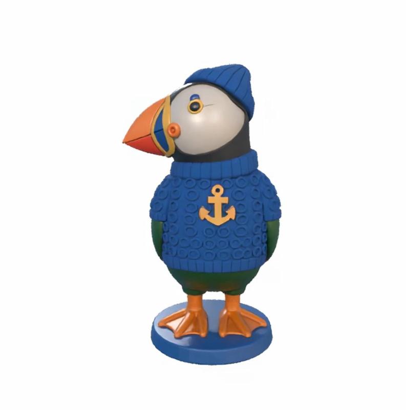 Sailor Puffin - Cute Captain Bird