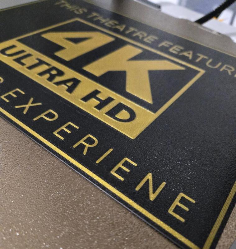 Home Cinema Sign 4K UHD