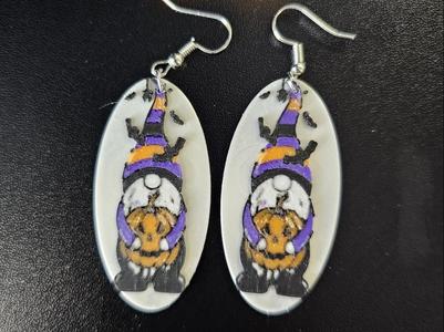 Halloween Gnome Earrings