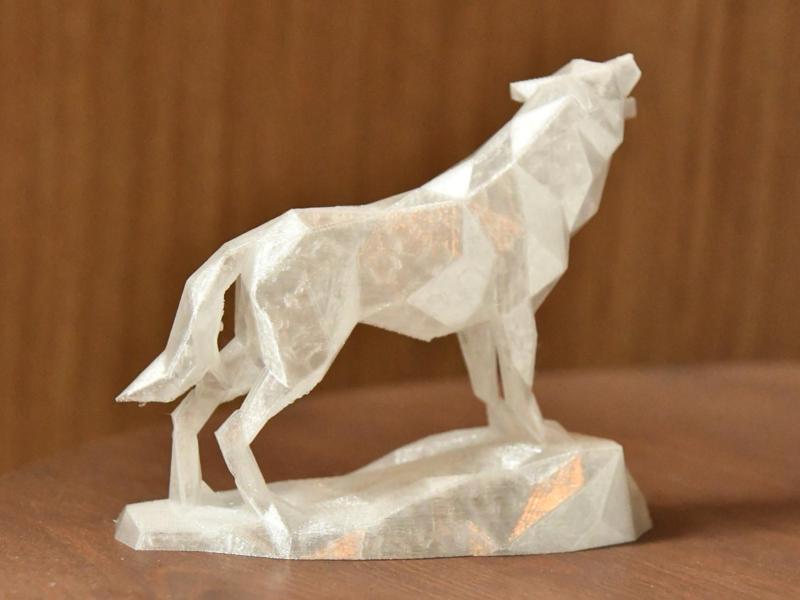 Low Poly Arctic Wolf