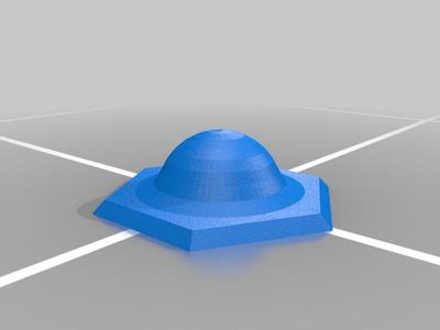 Board Game Piece - American Infantry Helmet, WW1