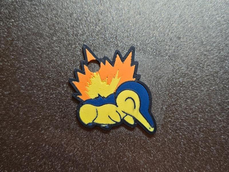 Pokemon Cyndaquil Baby Keychain