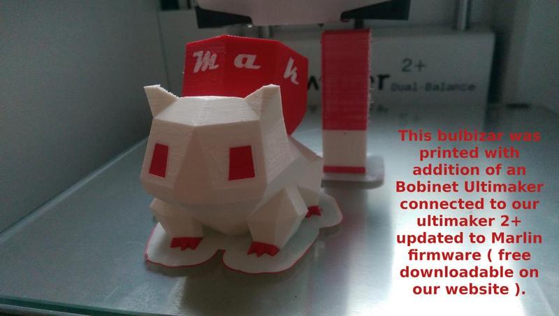 Dual extruder UM2 Grand brother of Bulbasaur