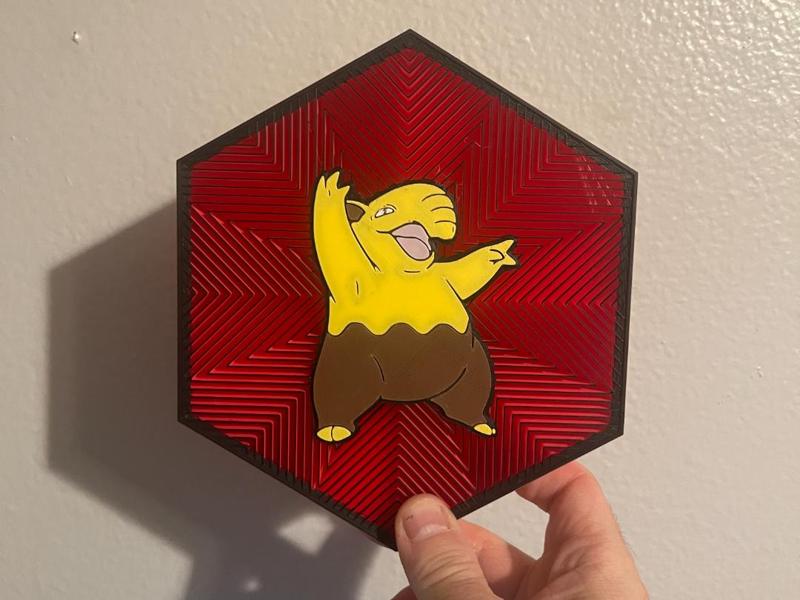 #96 Drowzee Hex Wall Art