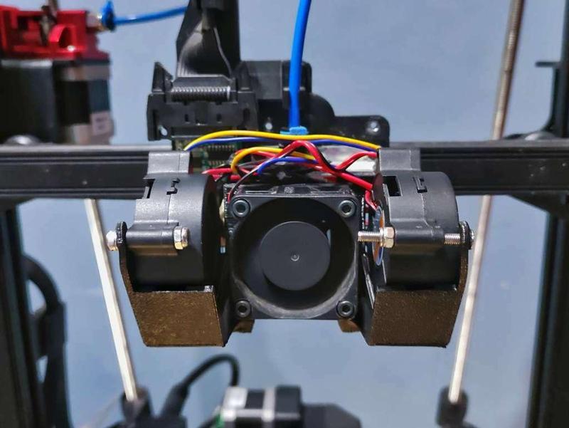 Hero Me Gen6 Dual 4020 - 5015 - 5020 Radial Duct for CR6 SE