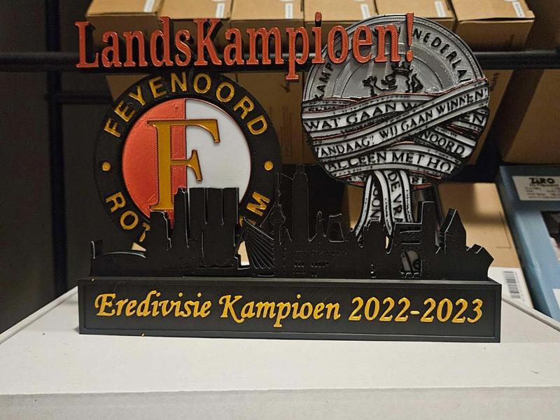 Feyenoord Scarf Championship Trophy 2022-2023