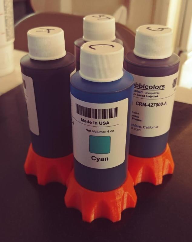 Holder for Hobbicolors 4 Ounce Ink Bottles