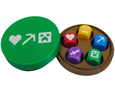 Minecraft Gonggi With Colored Dices AMS
