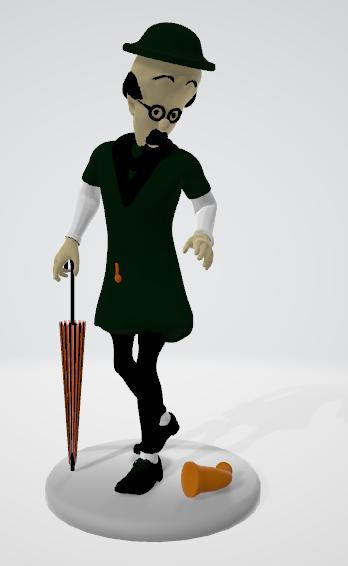 Figurine Professor Tryphon Sunflower