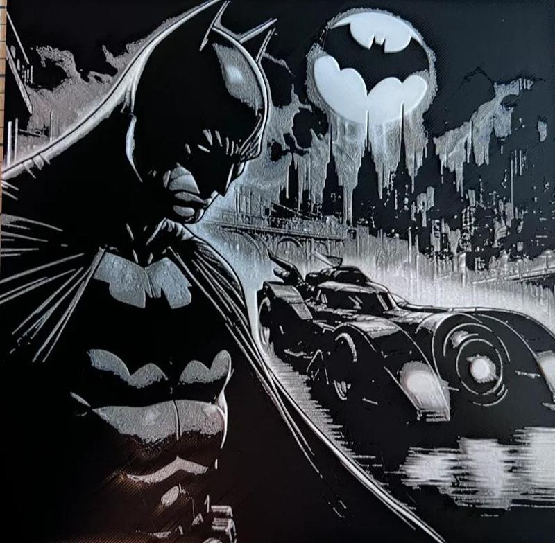 Batman comic Hueforge