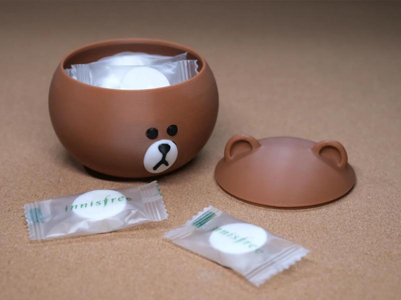 LINEFRIENDS Brown Bear Storage Box